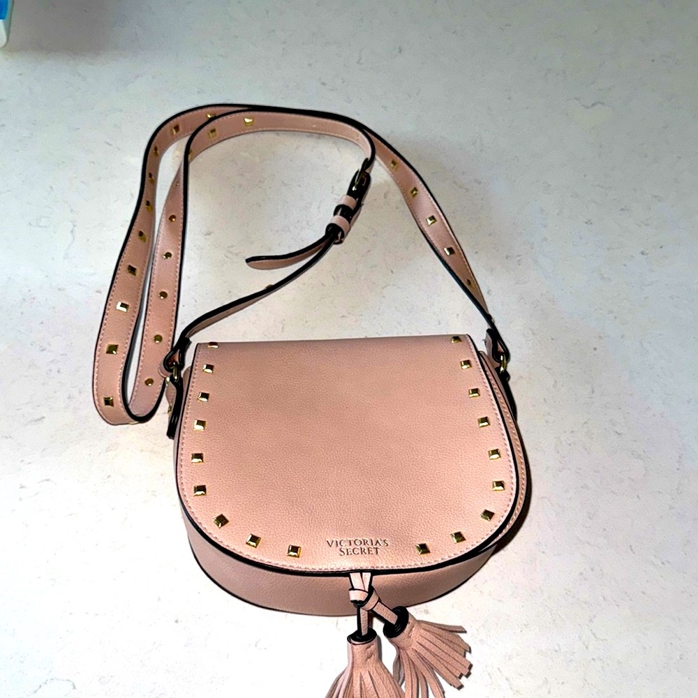 Victoria's Secret |Tassel Gold Studded Crossbody Bag